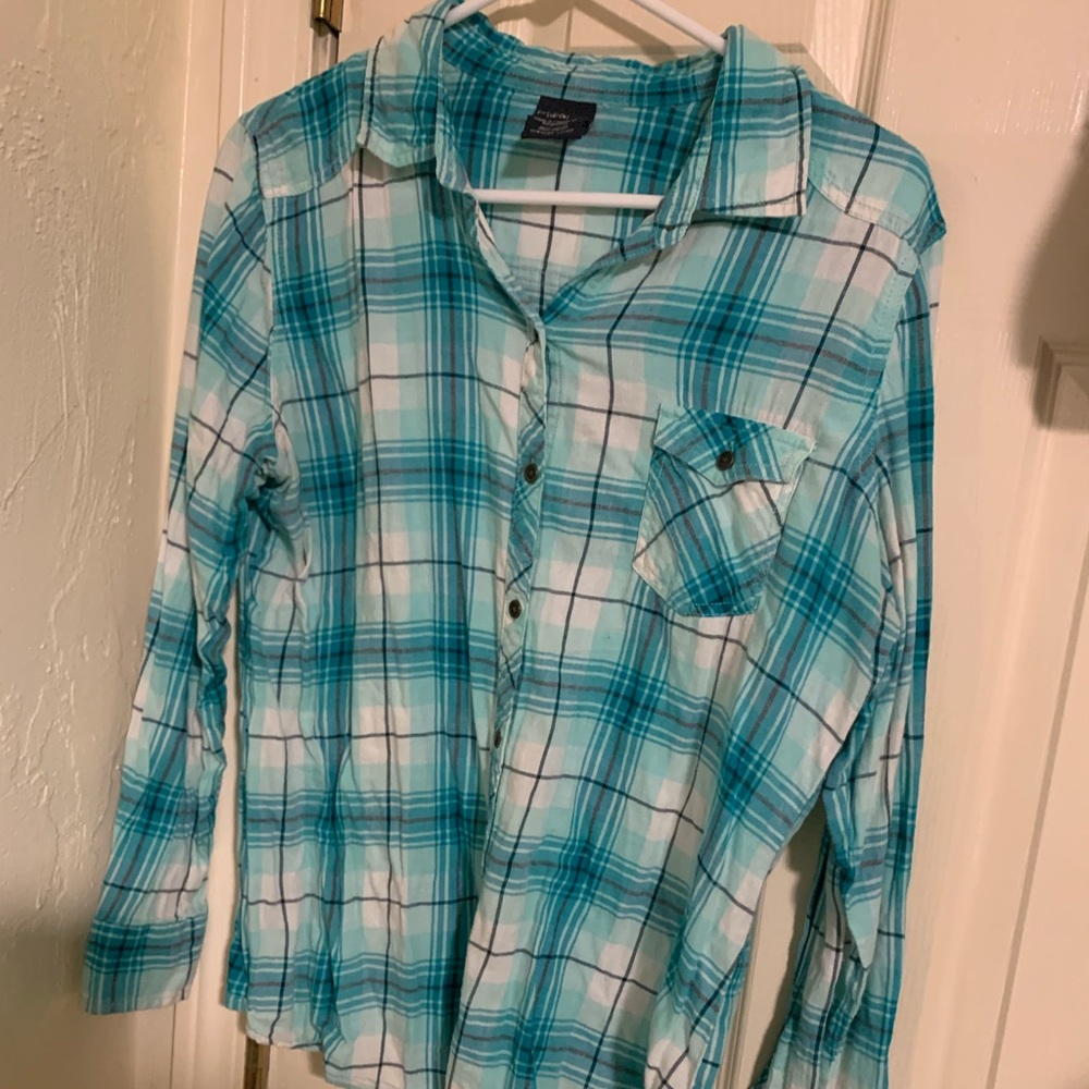 Light blue Flannel